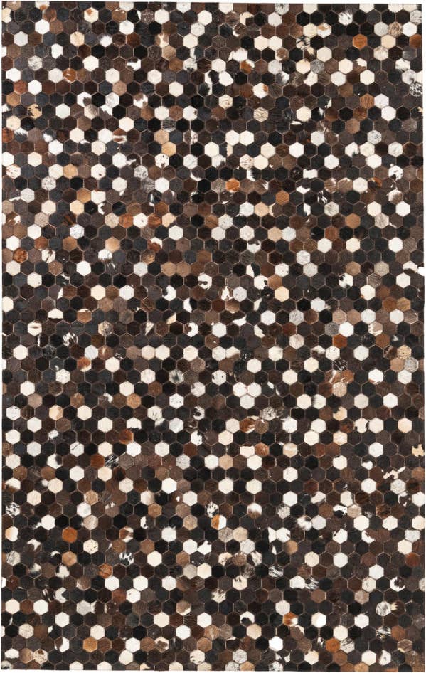 Detail image of 5' x 8' Cowhide Leather Rug