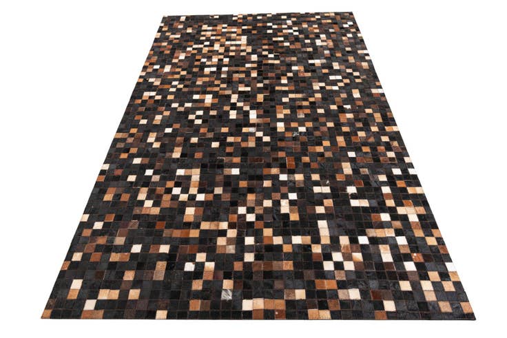 Detail image of 5' x 8' Cowhide Leather Rug