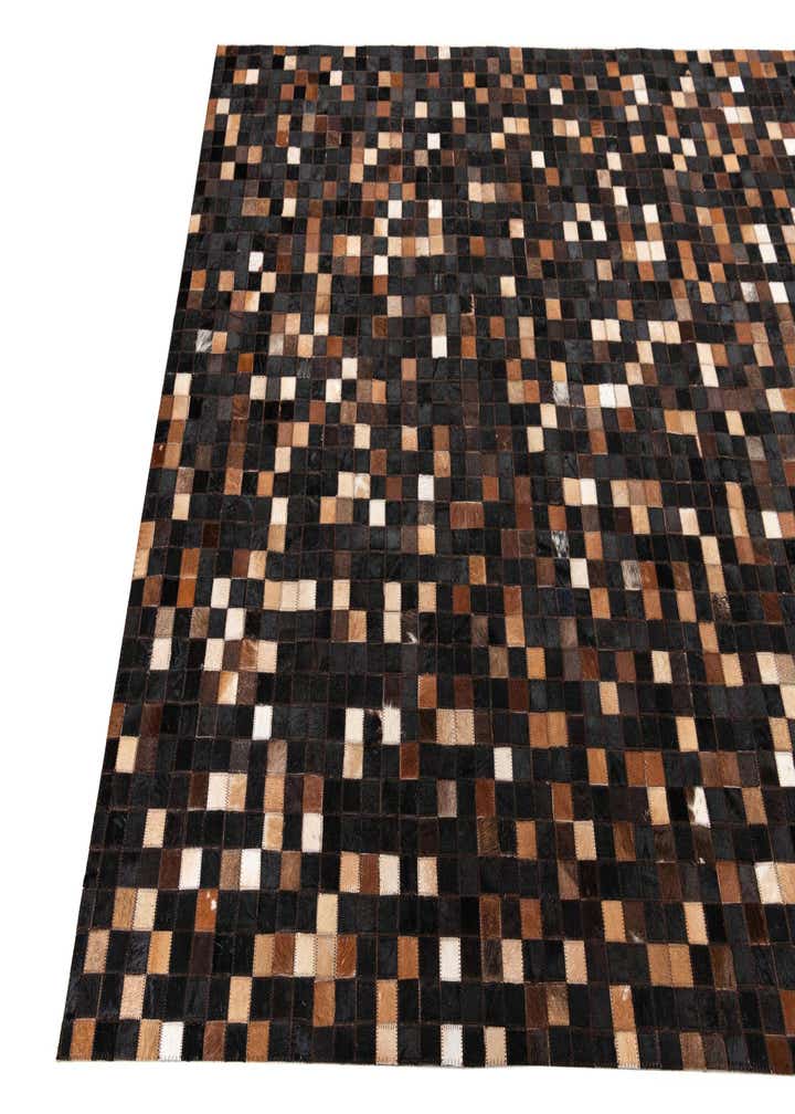 5' x 8' Cowhide Leather Rug