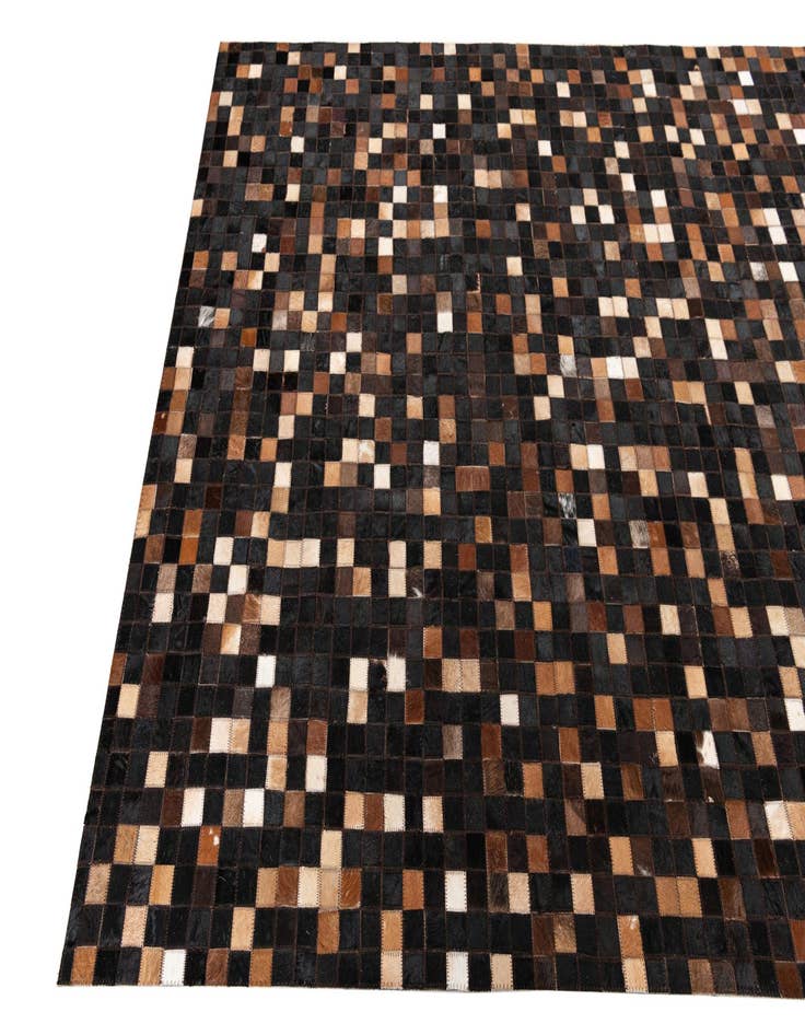 Detail image of 5' x 8' Cowhide Leather Rug