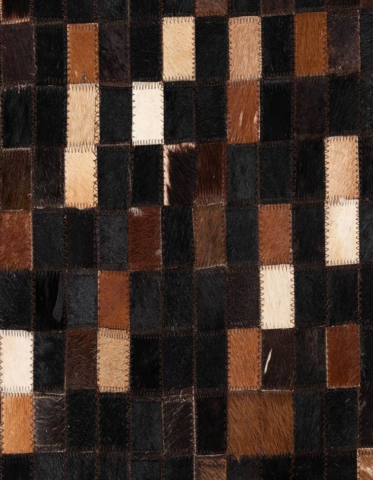 Detail image of 5' x 8' Cowhide Leather Rug