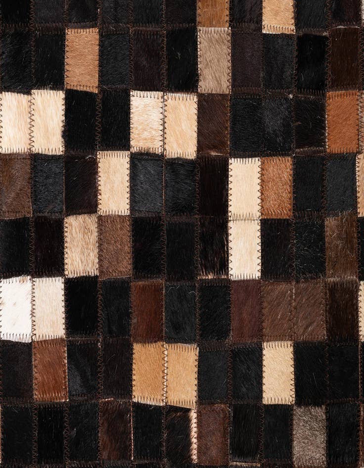 Detail image of 5' x 8' Cowhide Leather Rug