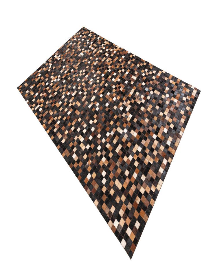 Detail image of 5' x 8' Cowhide Leather Rug