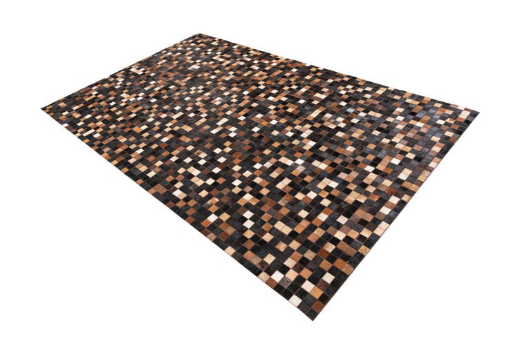 Detail image of 5' x 8' Cowhide Leather Rug