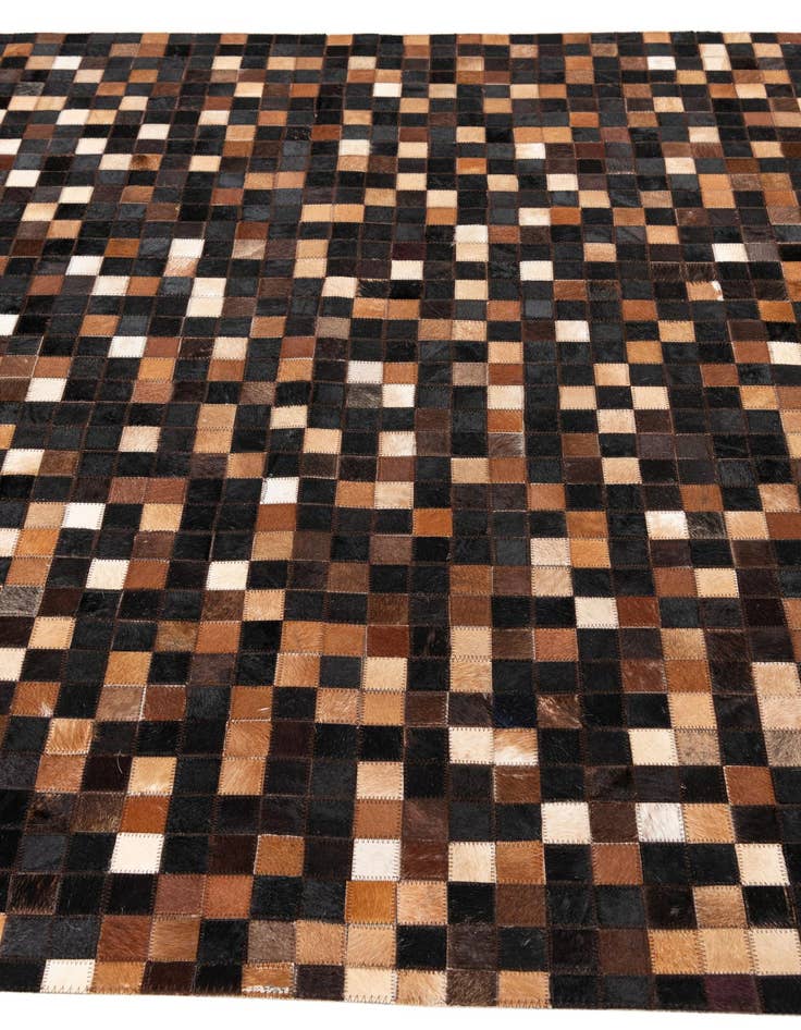 Detail image of 5' x 8' Cowhide Leather Rug