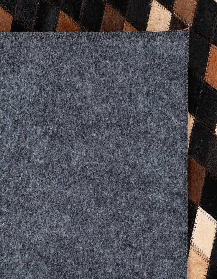 Detail image of 5' x 8' Cowhide Leather Rug