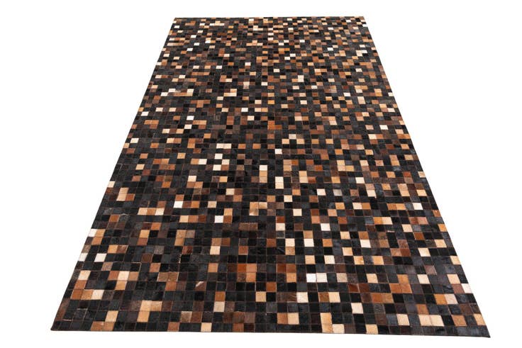 Detail image of 5' x 8' Cowhide Leather Rug