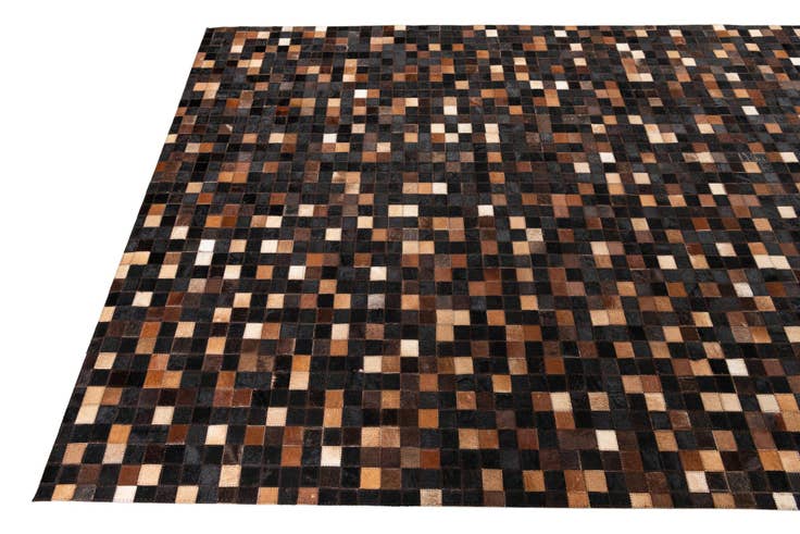 Detail image of 5' x 8' Cowhide Leather Rug