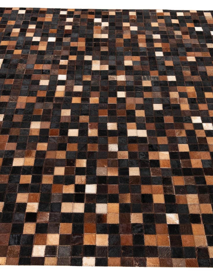 Detail image of 5' x 8' Cowhide Leather Rug
