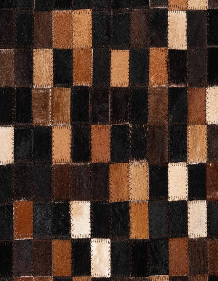 Detail image of 5' x 8' Cowhide Leather Rug