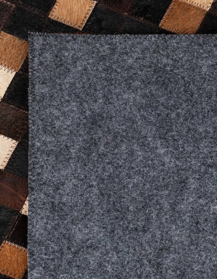 Detail image of 5' x 8' Cowhide Leather Rug