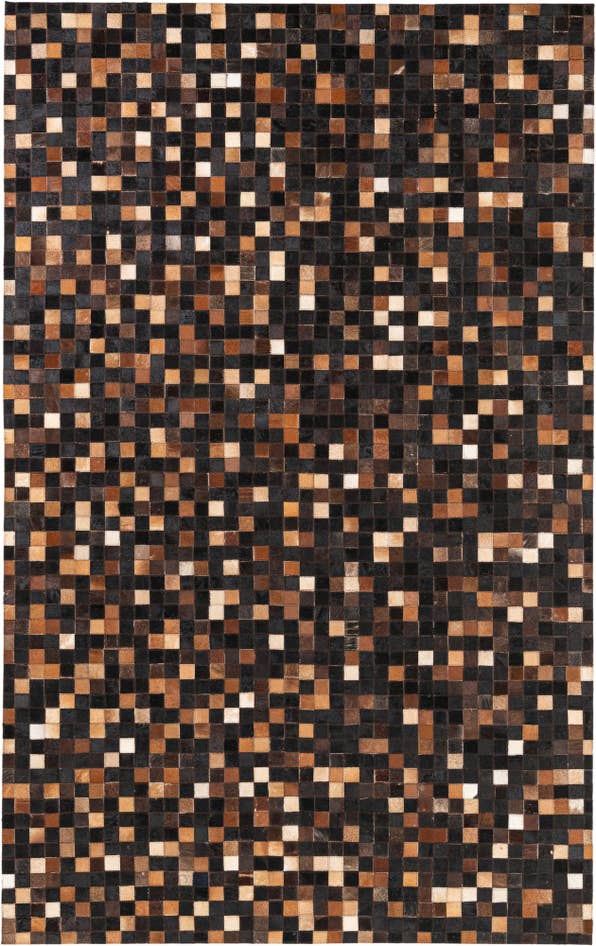 Detail image of 5' x 8' Cowhide Leather Rug