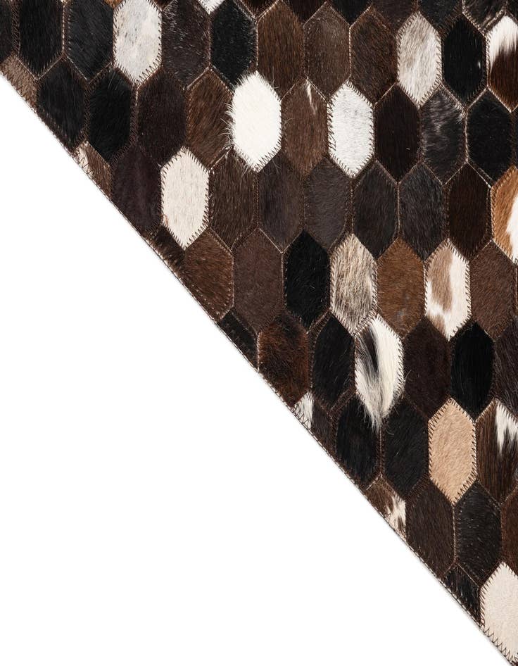 Detail image of 5' x 8' Cowhide Leather Rug