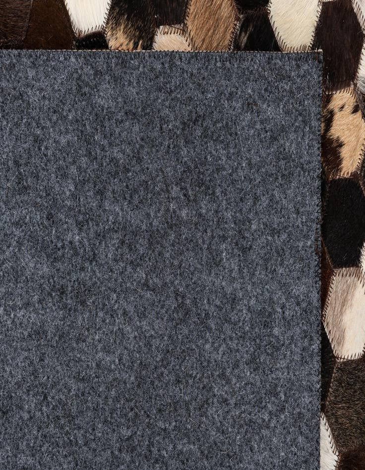 Detail image of 5' x 8' Cowhide Leather Rug