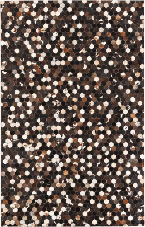Detail image of 5' x 8' Cowhide Leather Rug