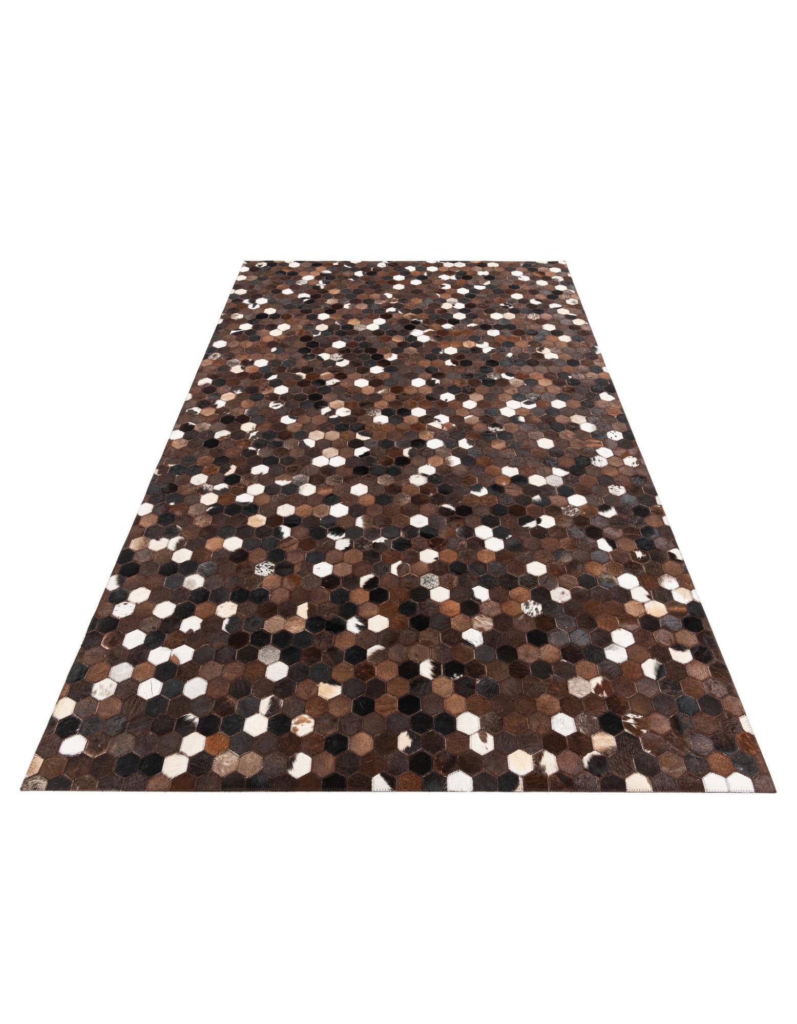 5' x 8' Cowhide Leather Rug