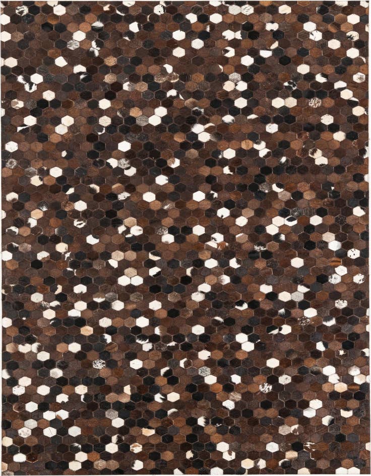 Detail image of 5' x 8' Cowhide Leather Rug