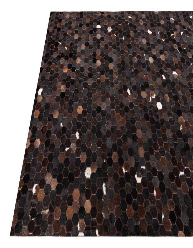 Detail image of 5' x 8' Cowhide Leather Rug
