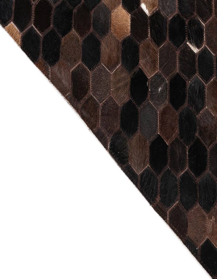 Detail image of 5' x 8' Cowhide Leather Rug
