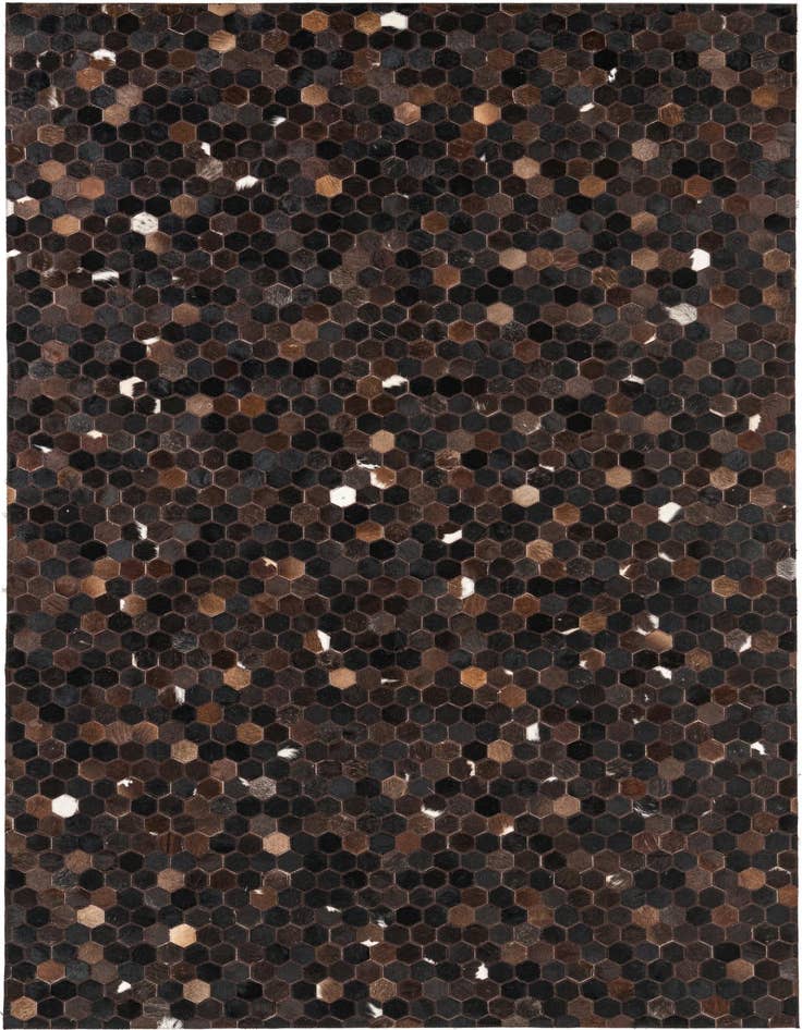 Detail image of 5' x 8' Cowhide Leather Rug