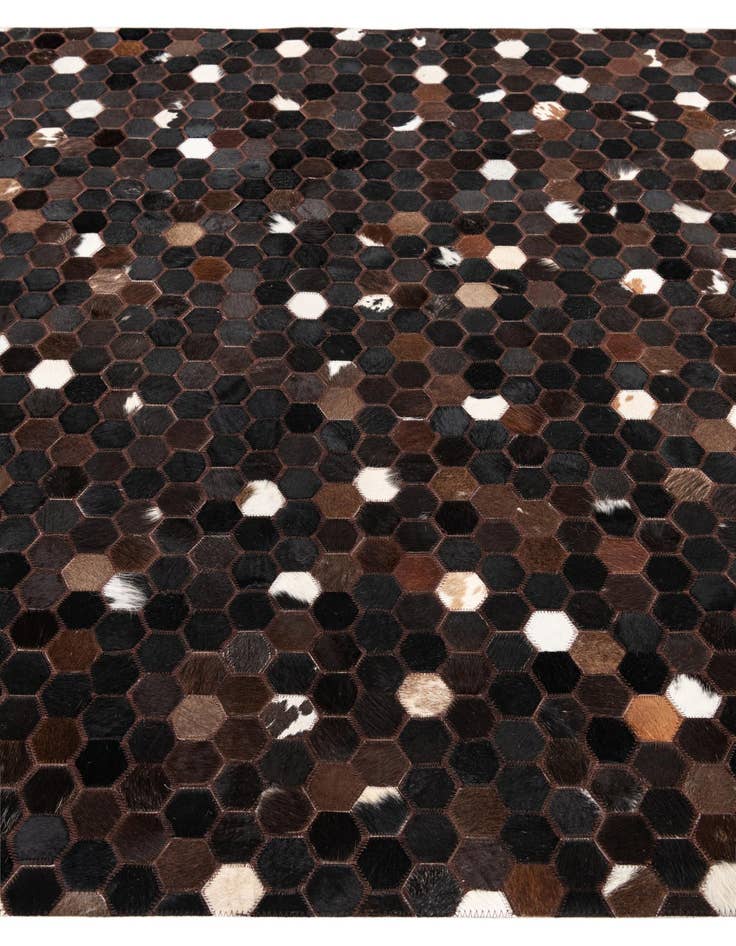 Detail image of 5' x 8' 1 Cowhide Leather Rug