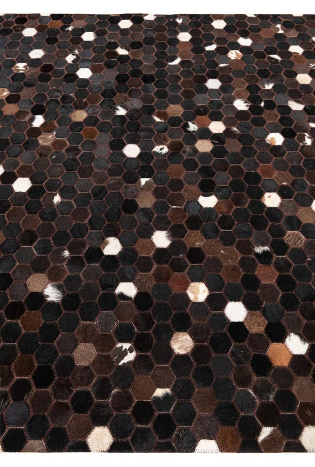 Detail image of 5' x 8' 1 Cowhide Leather Rug