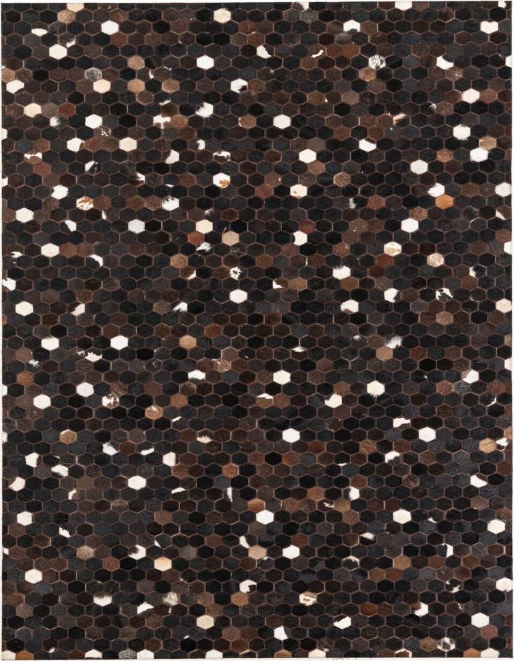 Detail image of 5' x 8' 1 Cowhide Leather Rug