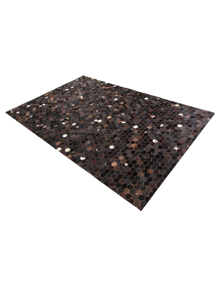 Detail image of 5' x 7' 8 Cowhide Leather Rug