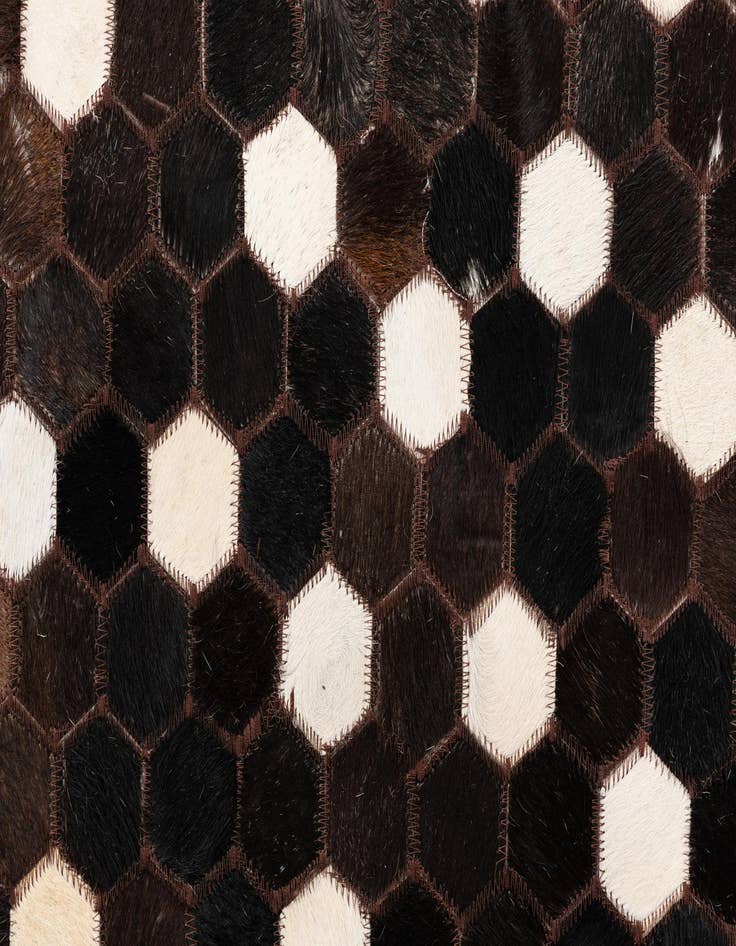 Detail image of 5' x 8' Cowhide Leather Rug