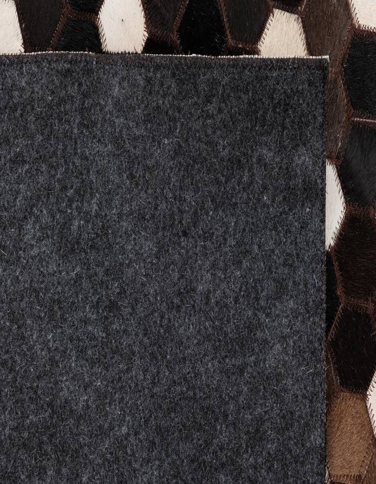 Detail image of 5' x 8' Cowhide Leather Rug