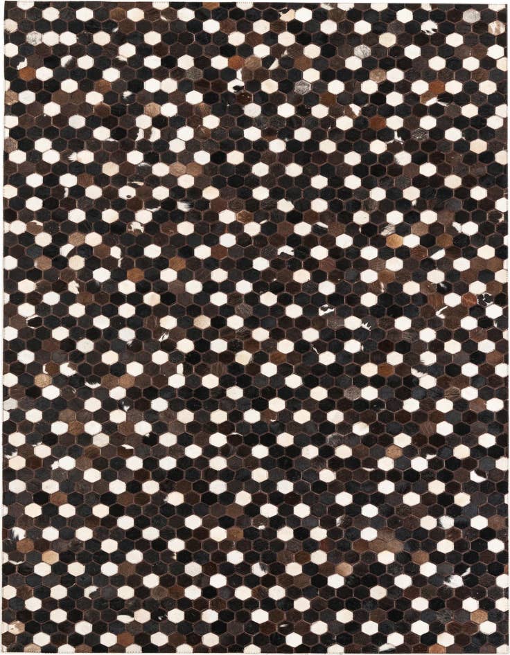Detail image of 5' x 8' Cowhide Leather Rug