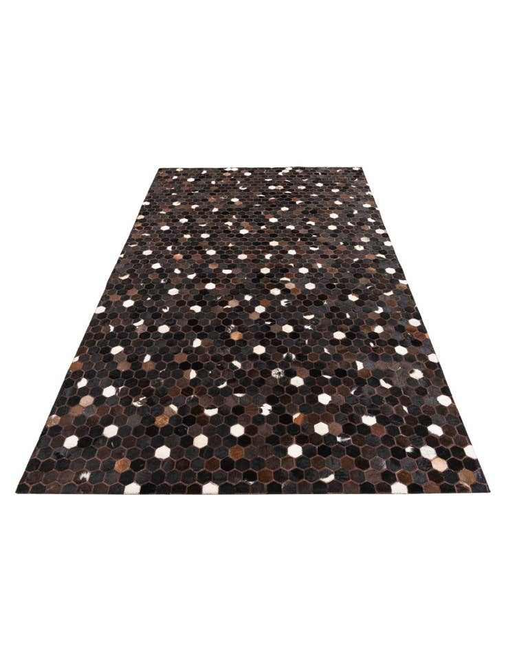 Detail image of 5' 1 x 8' 2 Cowhide Leather Rug