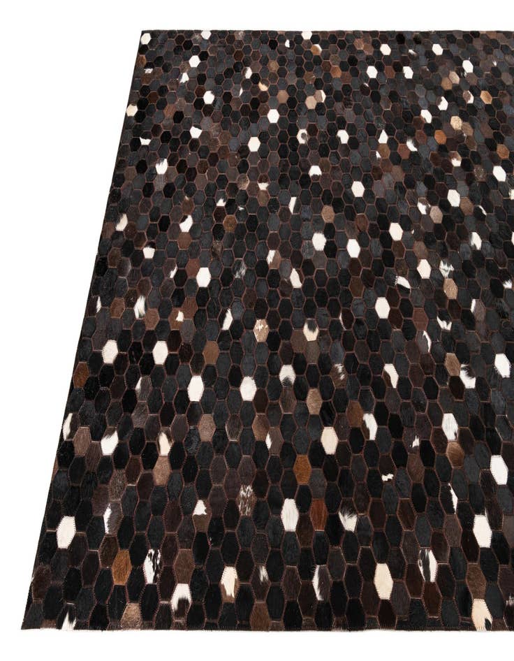 Detail image of 5' x 8' Cowhide Leather Rug