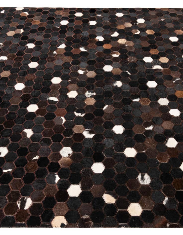 Detail image of 5' x 8' Cowhide Leather Rug