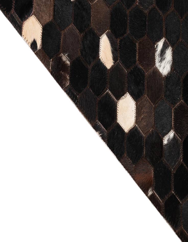 Detail image of 5' x 8' Cowhide Leather Rug