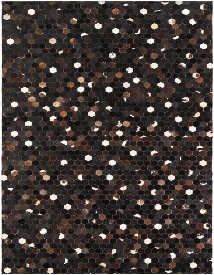 Detail image of 5' x 8' Cowhide Leather Rug