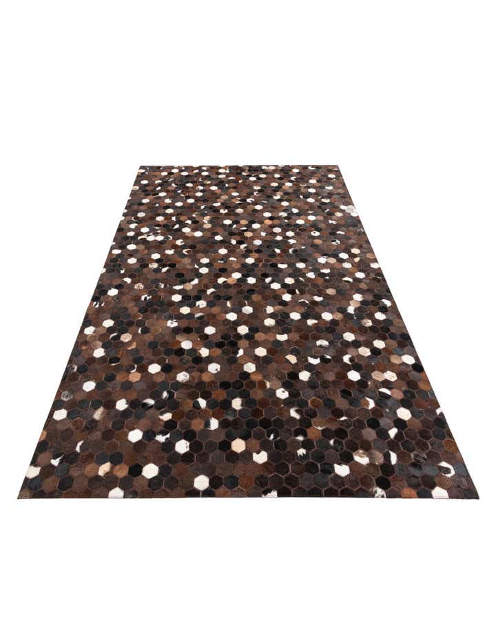 5' x 8' Cowhide Leather Rug