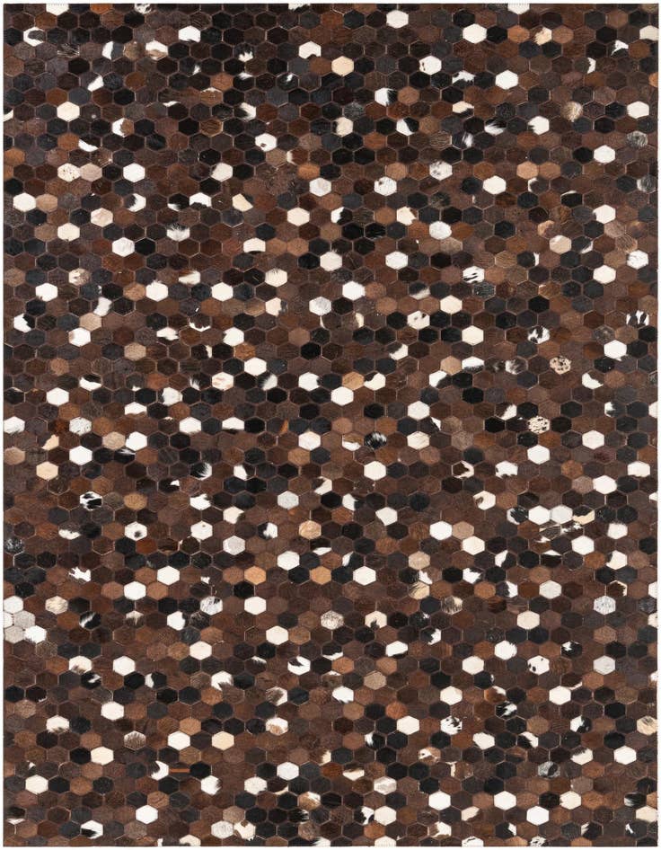 Detail image of 5' x 8' Cowhide Leather Rug