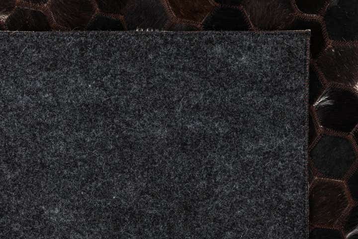 5' x 7' 10 Cowhide Leather Rug