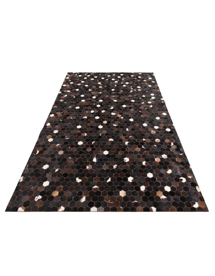 Detail image of 5' 1 x 8' 1 Cowhide Leather Rug