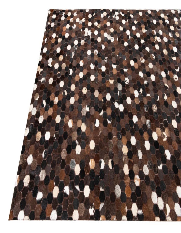Detail image of 5' x 8' Cowhide Leather Rug