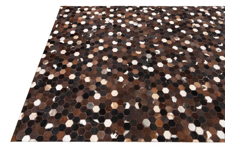 Detail image of 5' x 8' Cowhide Leather Rug
