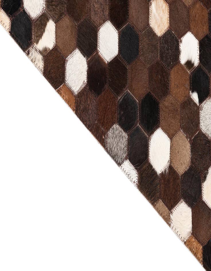 Detail image of 5' x 8' Cowhide Leather Rug