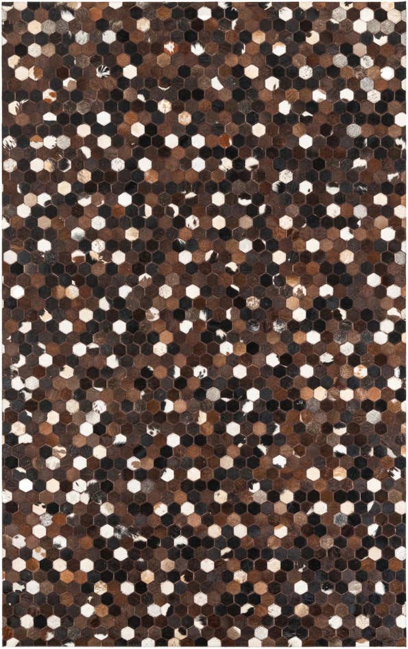 Detail image of 5' x 8' Cowhide Leather Rug