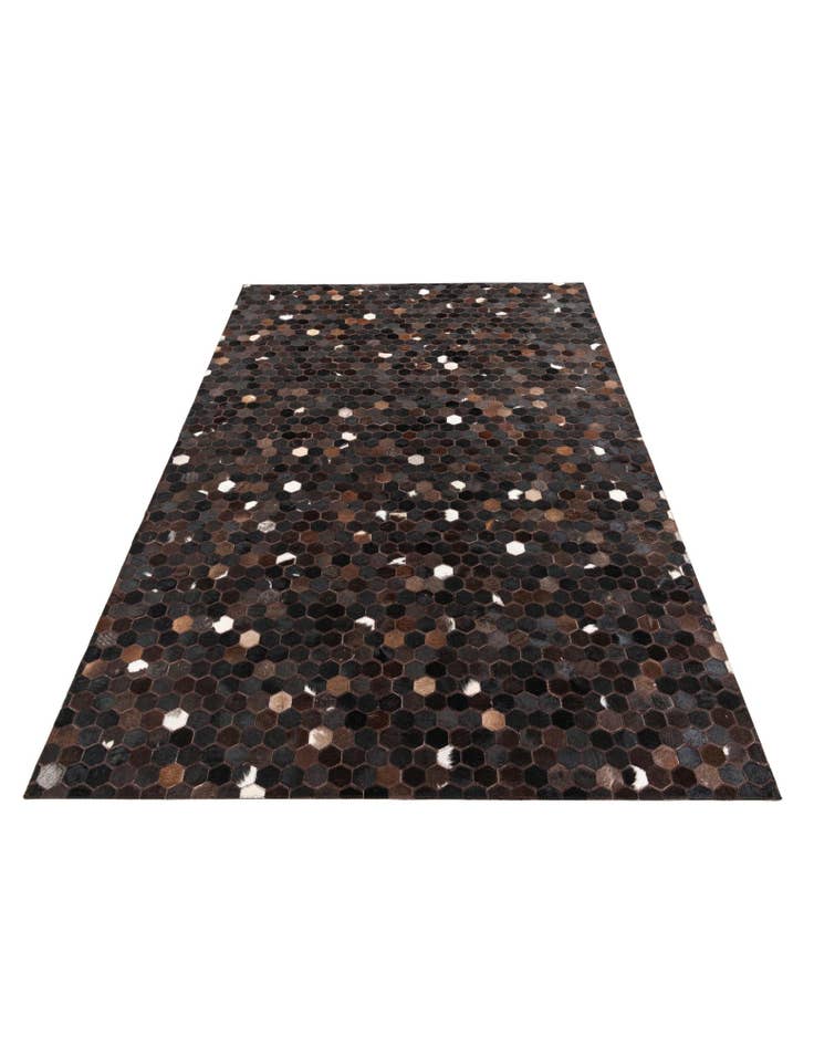 Detail image of 5' 1 x 7' 9 Cowhide Leather Rug