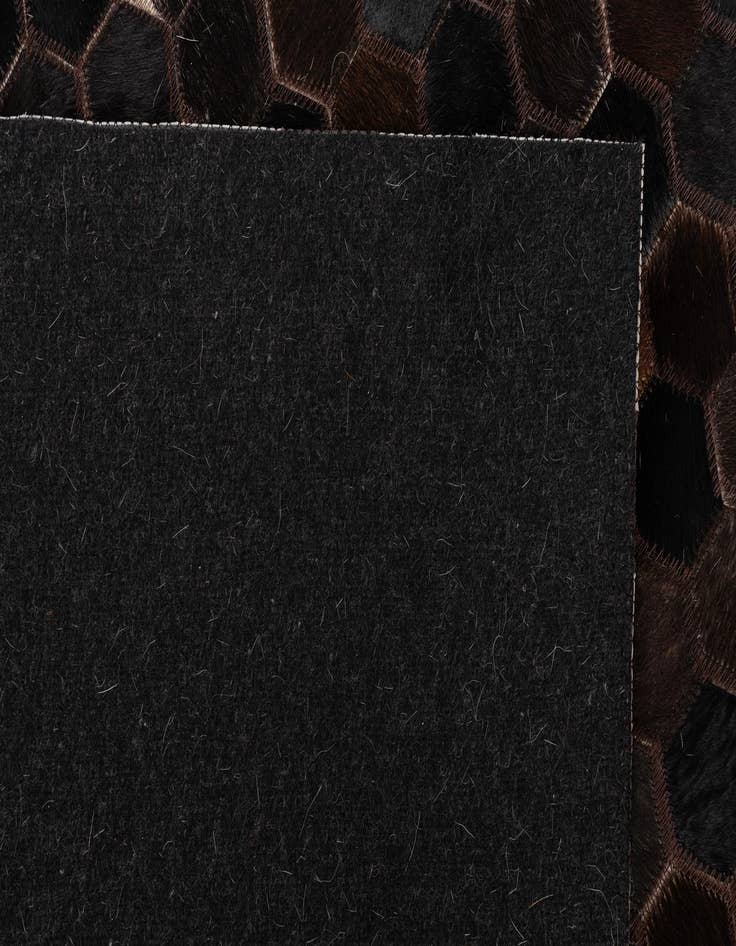 Detail image of 5' 1 x 7' 9 Cowhide Leather Rug