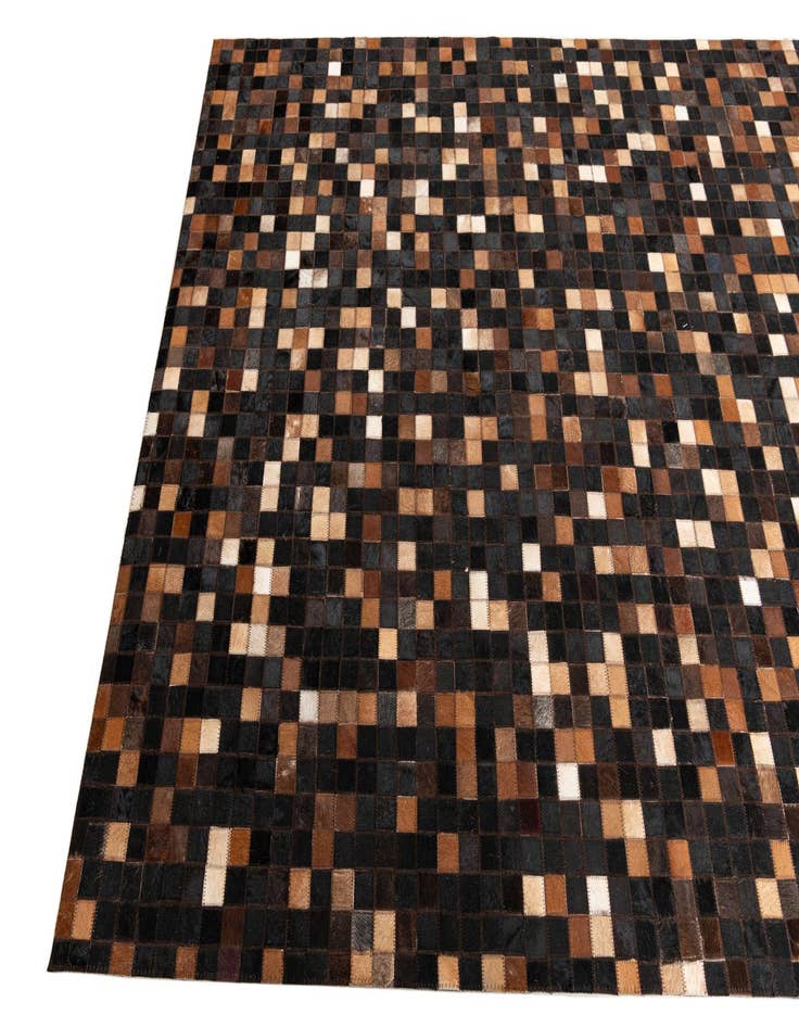 Detail image of 5' x 8' Cowhide Leather Rug
