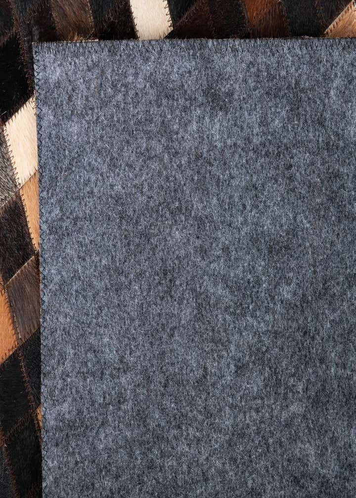 5' x 8' Cowhide Leather Rug