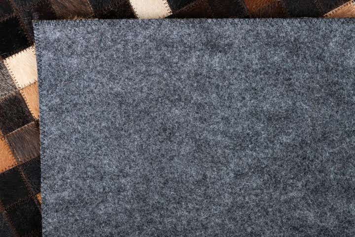 5' x 8' Cowhide Leather Rug