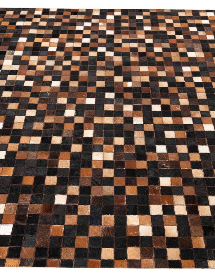 Detail image of 5' x 8' Cowhide Leather Rug
